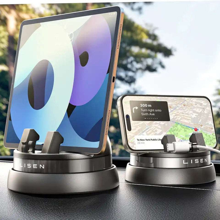360 - degree rotation Smartphone Custom car phone holder Gift for drivers - multishop