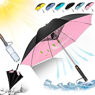 Summer Smart Umbrella With Fan and Spray