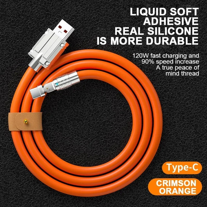 Elbow Rotation Type C Charging Cable - multishop