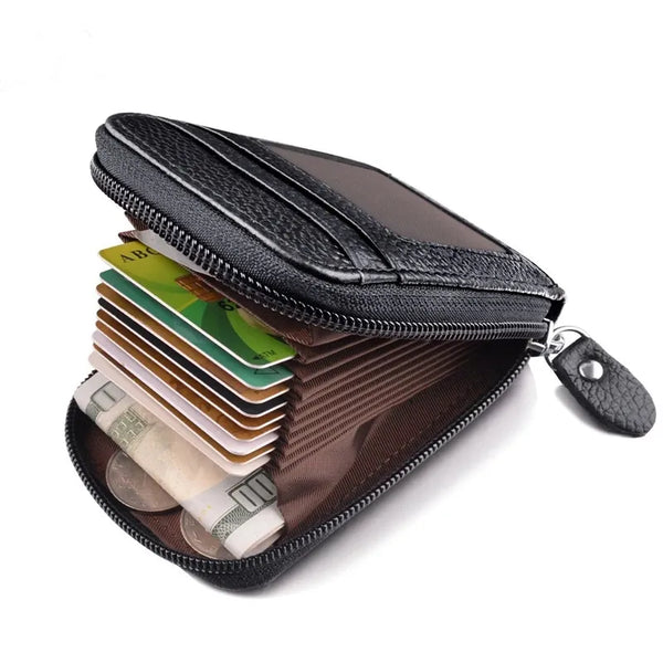 Men's Wallet Genuine PU Leather Credit Card Holder