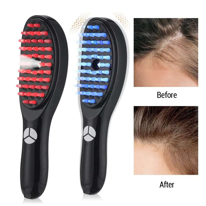 Electric Massage Comb Blue Red Light Therapy - multishop
