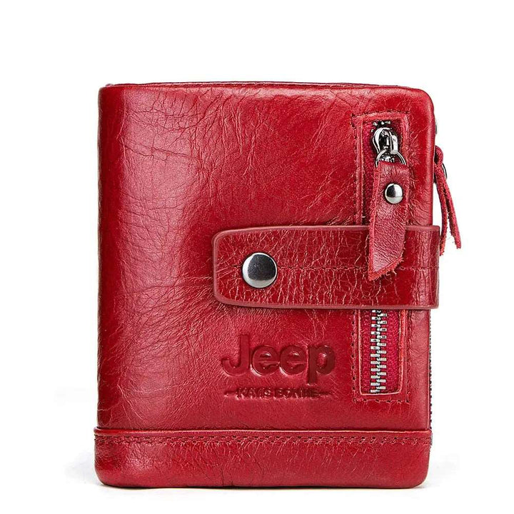 jeep brand Gift for Men's fashion Bifold leather wallet Stylish Handmade Personalized - multishop