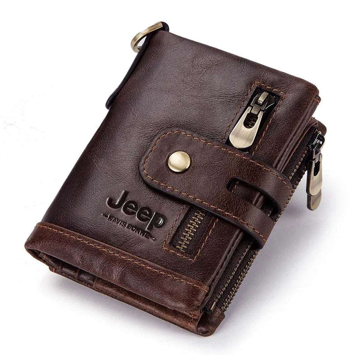 jeep brand Gift for Men's fashion Bifold leather wallet Stylish Handmade Personalized - multishop