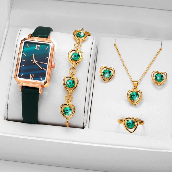 Luxury Boutique Set Gift Box Watch Bracelet Necklace Women - multishop