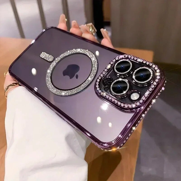 Luxury Case Glitter Diamond Case For iPhone 11 12 13 14 15 Pro Max Plus - multishop
