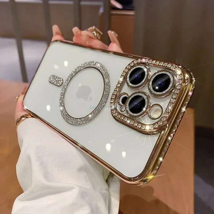 Luxury Case Glitter Diamond Case For iPhone 11 12 13 14 15 Pro Max Plus - multishop